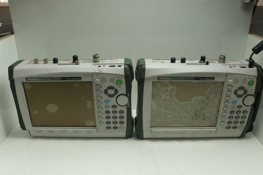 LOT OF 2 Anritsu MS2724B 9khz - 20GHz Spectrum Analyzer FOR PARTS