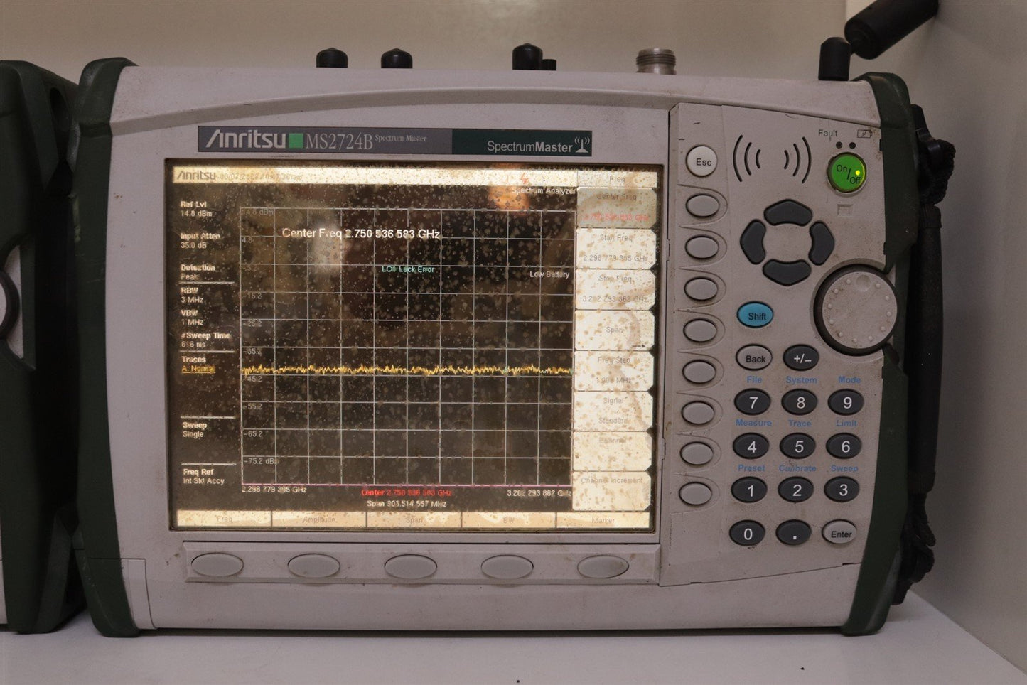 LOT OF 2 Anritsu MS2724B 9khz - 20GHz Spectrum Analyzer FOR PARTS