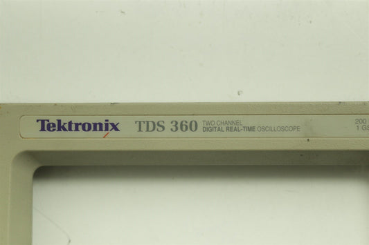 Tektronix TDS 360 Two-Channel Oscilloscope Plastic Front Panel Cover