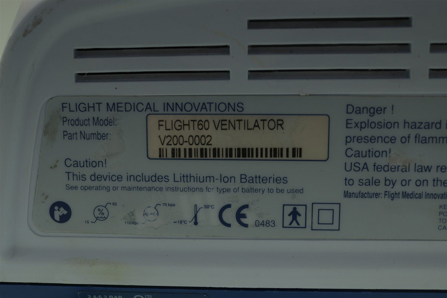 Flight Medical FLIGHT60 VENTILATOR V200-0002