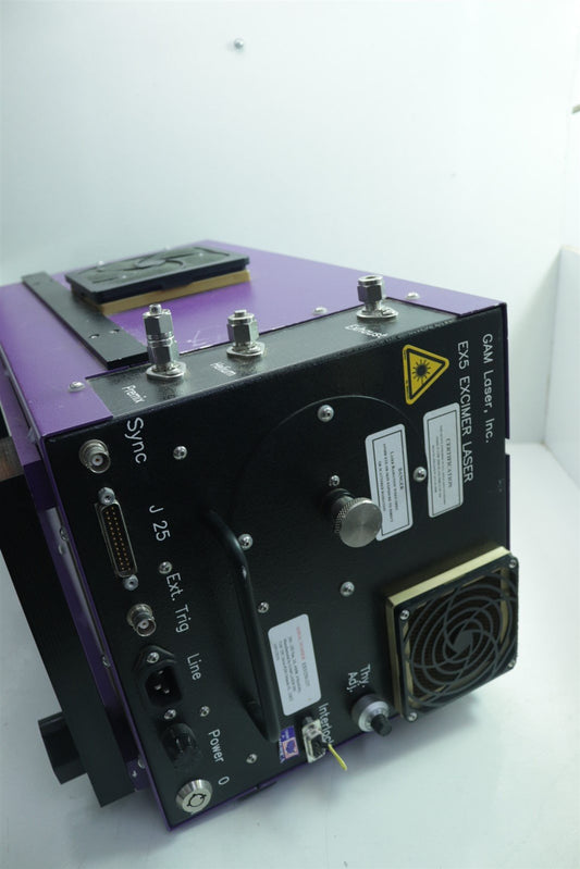Gam Laser INC EX5 Excimer Laser FOR PARTS