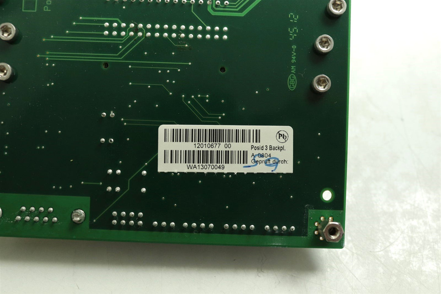 Tecan PosID3 Backplane Board 12010677 00