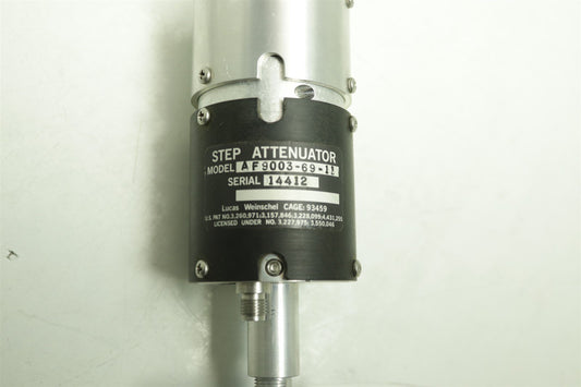Weinschel AF9003-69-11 Step Attenuator + Connector N type to Sma