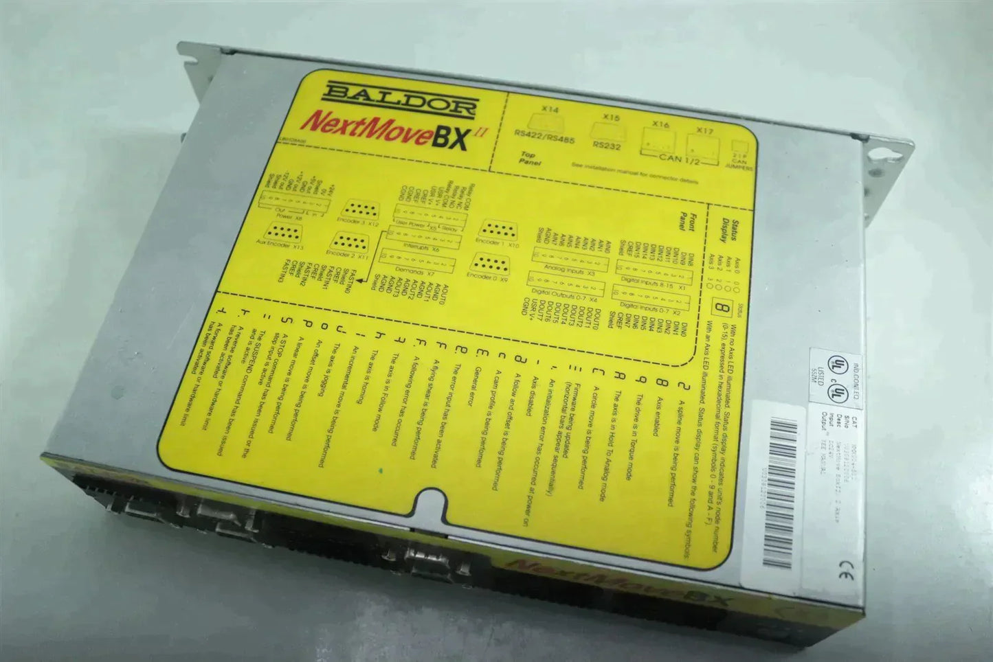 Baldor NMX004-501 2-Axis NextMove BXII Servo Motion Controller