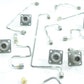 RF SMA Wave Guides Male To Male 18GHz+ BulkHead SMA To N Type 18 GHz Panel Mount