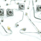 RF SMA Wave Guides Male To Male 18GHz+ BulkHead SMA To N Type 18 GHz Panel Mount