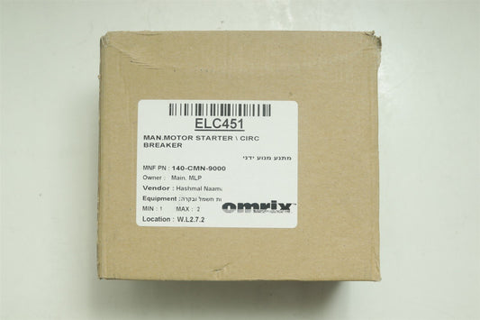 NEW Allen Bradley 140-CMN-9000 Circuit Breaker / Manual Motor Starter