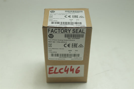 NEW Allen Bradley 1794-OF4I Flex 4 Point Analog Output Module 1794OF4I