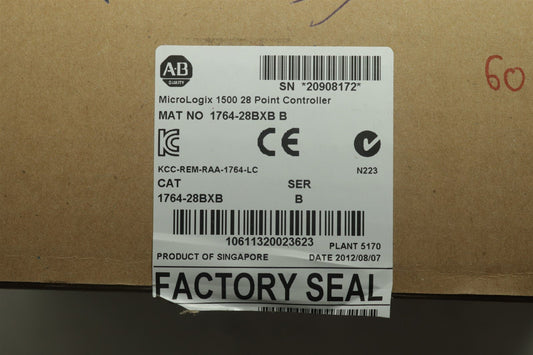 NEW Allen Bradley 1764-28BXB MicroLogix 1500 28 Point Controller 176428BXB