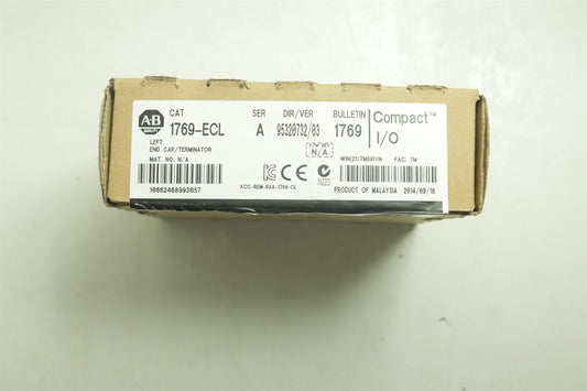 Allen Bradley 1769-ECL Left End Cap Terminator 95320732/03