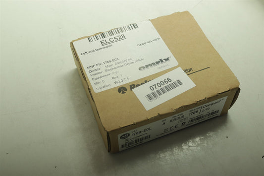 Allen Bradley 1769-ECL Left End Cap Terminator 95320732/03