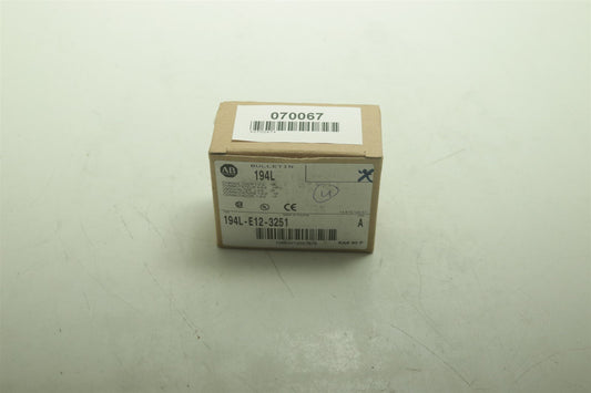 Allen Bradley 194L E12-3251 New