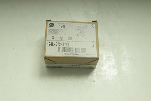 Allen Bradley 194L E12-1751 New