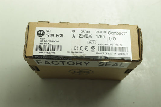 Allen Bradley 1769-ECR A Terminator Right End Cap