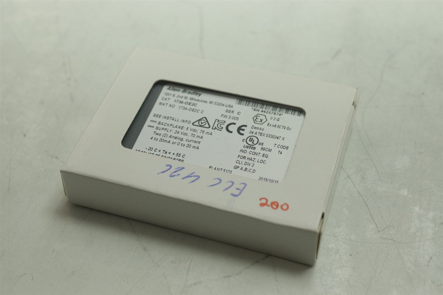 NEW Allen Bradley 1734-OE2C POINT I/O 2 Points Analog Output Module 1734OE2C