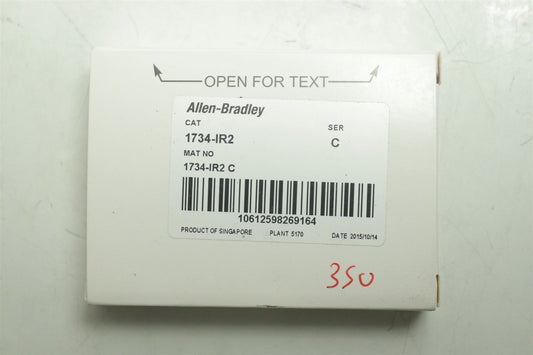 NEW Allen Bradley 1734-IR2 POINT I/O 2 Point RTD Input Module