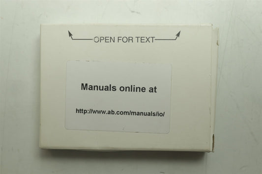NEW Allen Bradley 1734-VTM Voltage Terminal Module 1734VTM