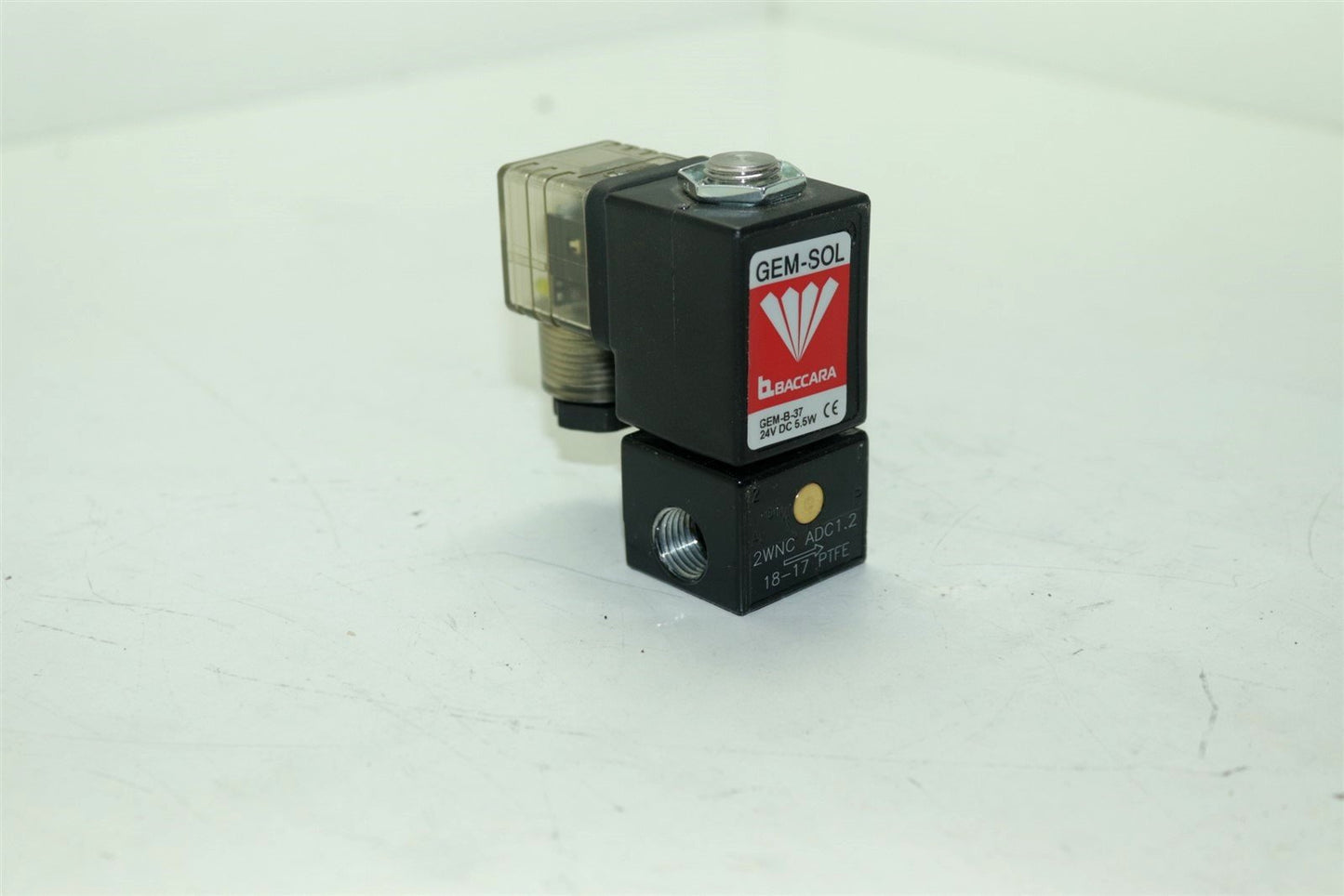 New Baccara Gem-Sol GEM-B-23 24V DC 5.5W Solenoid Valve