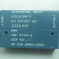 HP 2 - 6.2GHz SMA Peripheral Mode Isolator 0960-0362