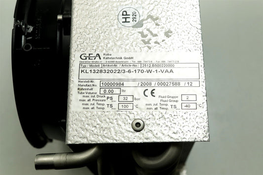 GEA Kuba KL132832022/3-6-170-W-1-VAA Cooling System Radiator With Fan