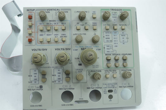 Tektronix 2445B 2465B Oscilloscope Front Panel Keypad Module 333-3554-00