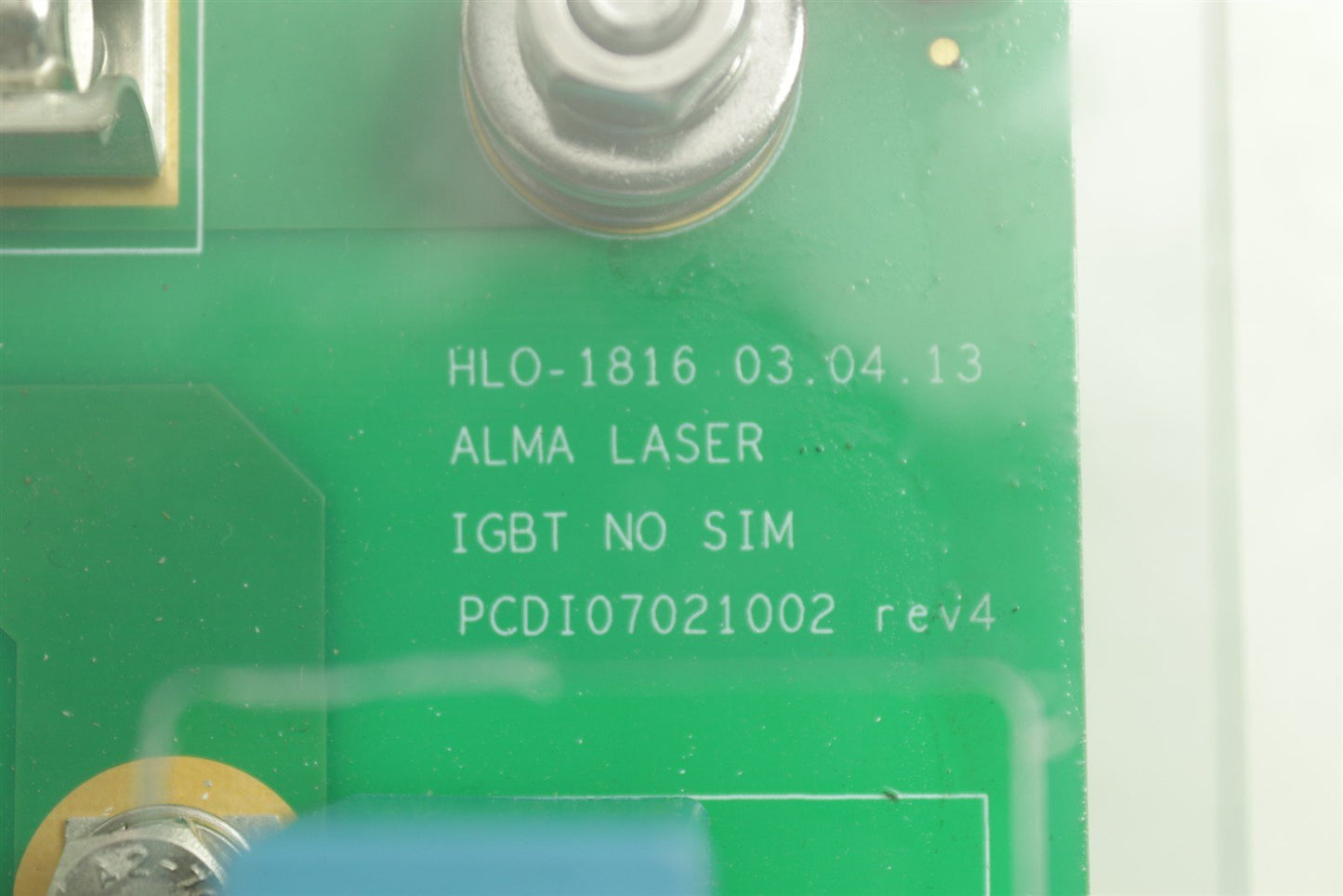 Alma Laser ER ND YAG laser Simmer IGBT NO SIM Module PCDI07021002