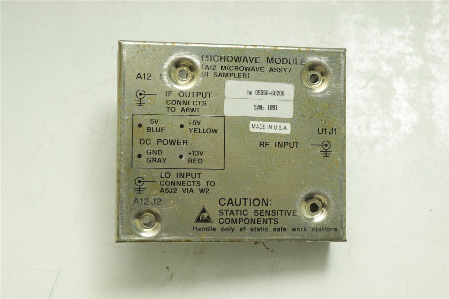 HP Microwave Module Sampler 05350-60206
