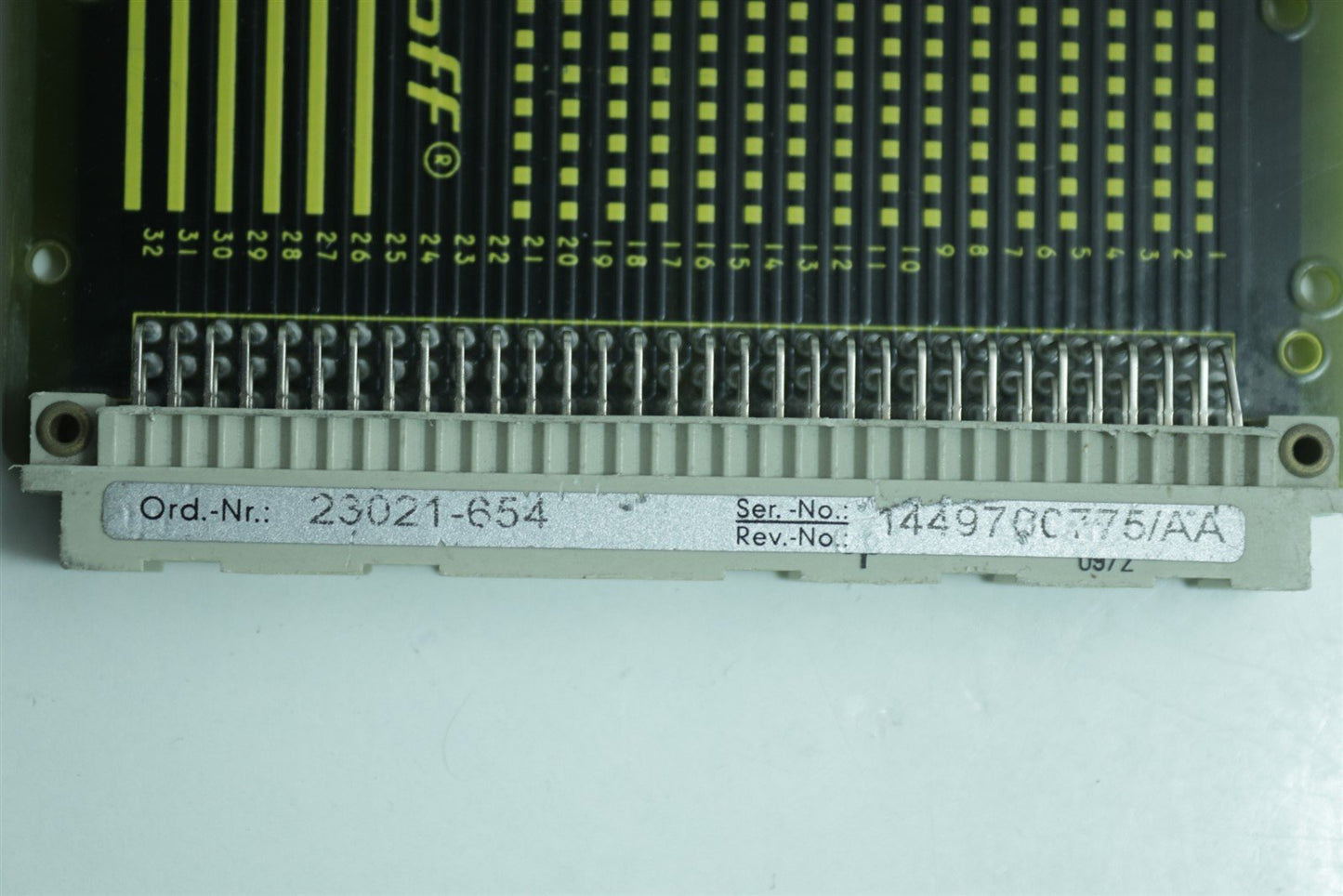 Schroff VME Test Adapter Extender Board Connectors 23021-654