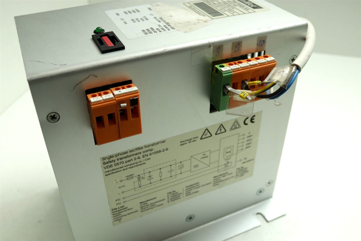 LinMot T01-72/420-1ph Phase Rectifier Transformer 0150-1859