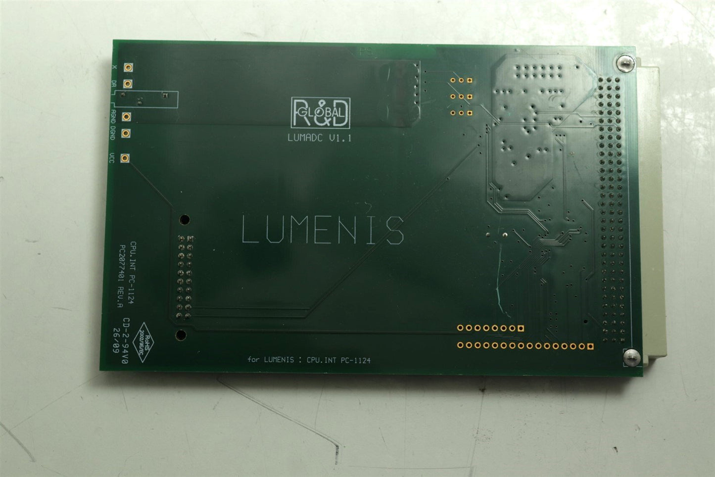Lumenis CPU. INT PC-1124 Board PC2077401 Rev. A Assy