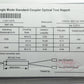 AFW Technologies Single Mode Standard Coupler SMF-28e w/ Optical Test Report