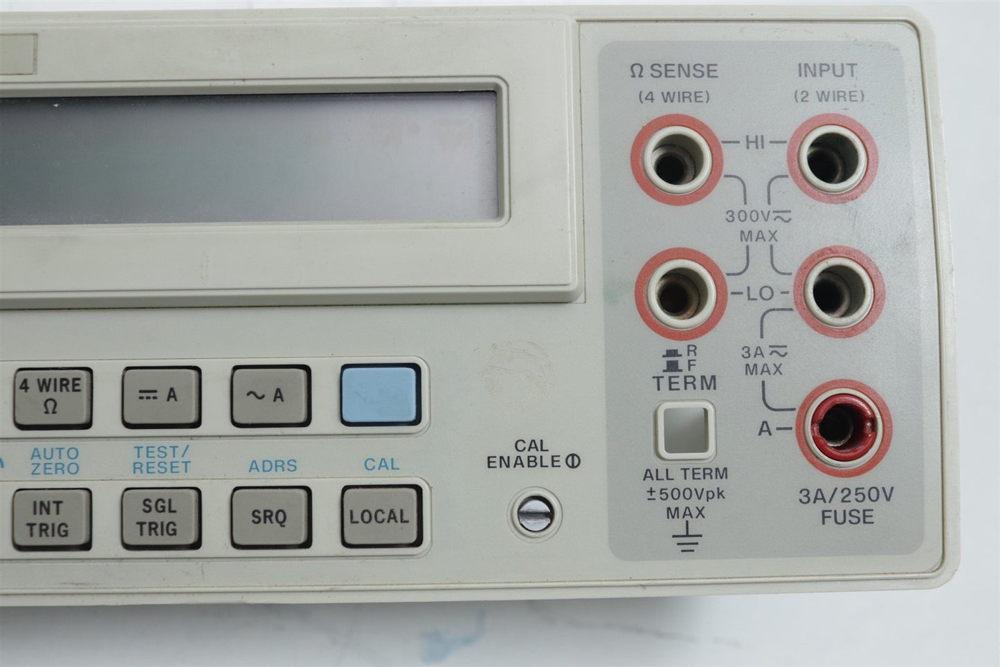 HP 3478A Multimeter Full Front Panel w/ HP 5061-5212 REV A LCD Display