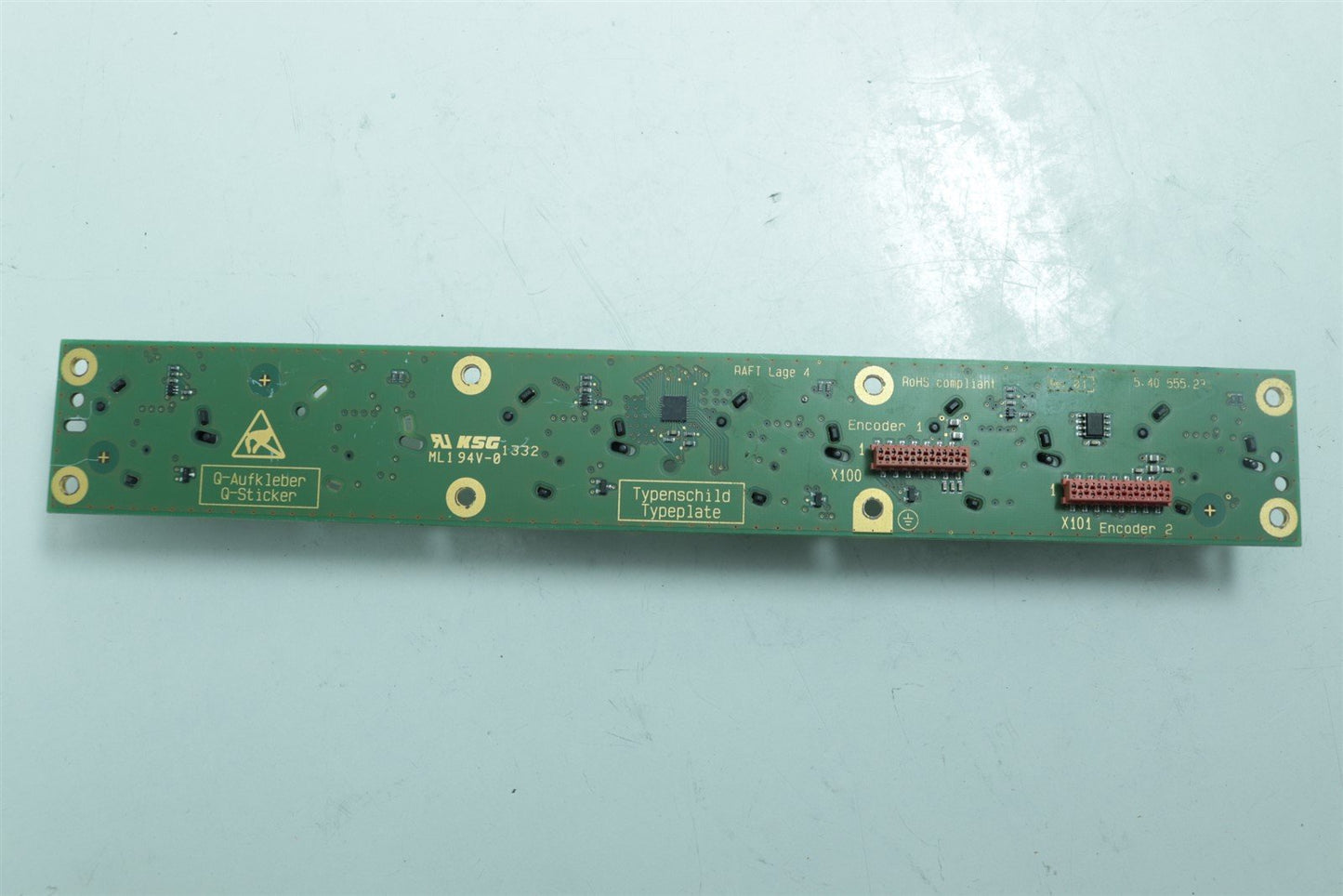 GE HealthCare Vivid S5/S6 KeyBoard Board RAFI Lage 4 5.40 555.231