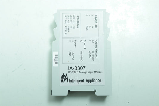 Intelligent Appliance RS-232 8 Analogique Sortie Module IA-3307