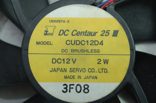 Tektronix OSCILLOSCOPE TDS-320 DC Centaur 25 CUDC12D4 3F08 Cooling fan