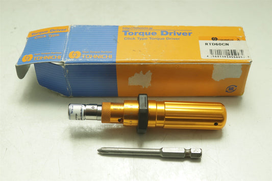 Tohnichi RTD60CN Adjustable Torque Screwdriver 10-60 Cnm