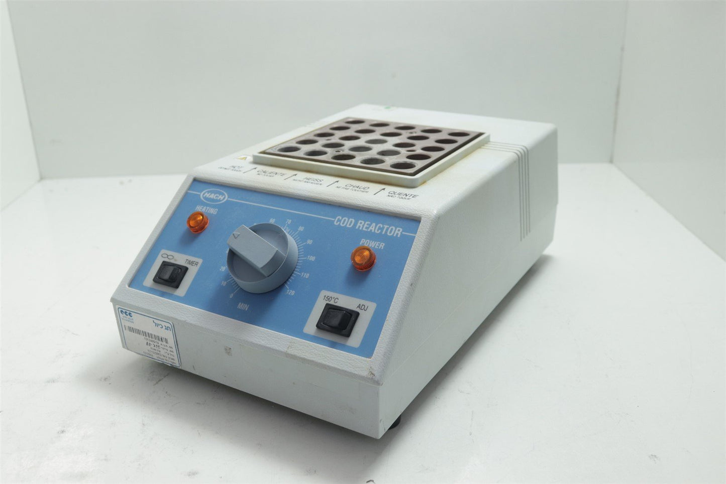 Hach 45600-02 COD Reactor Heater PCR Tested