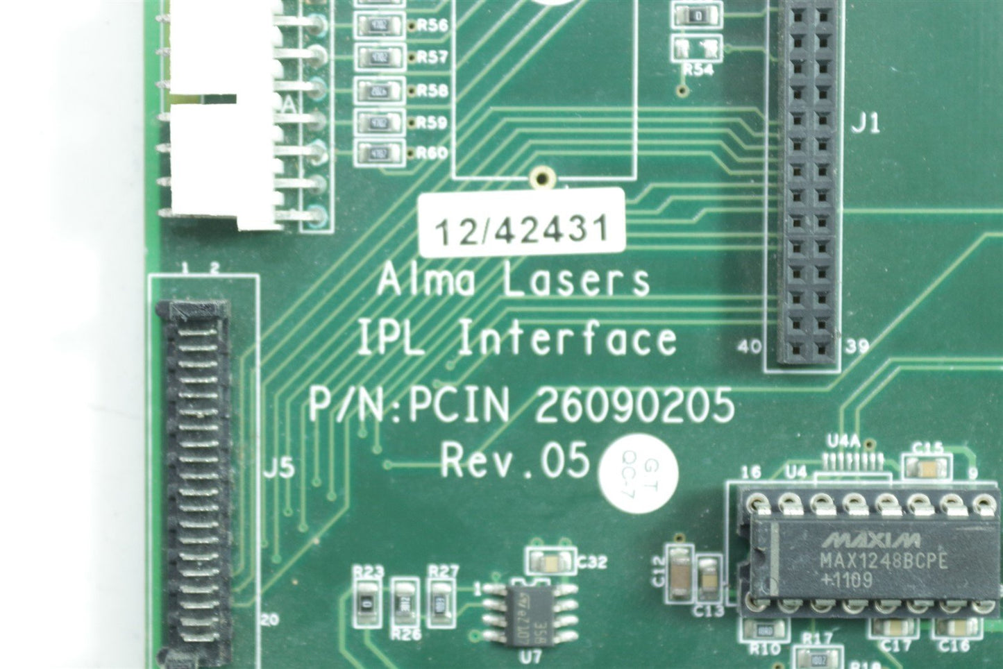 Alma Lasers IPL Interface PCIN 26090205 REV 05