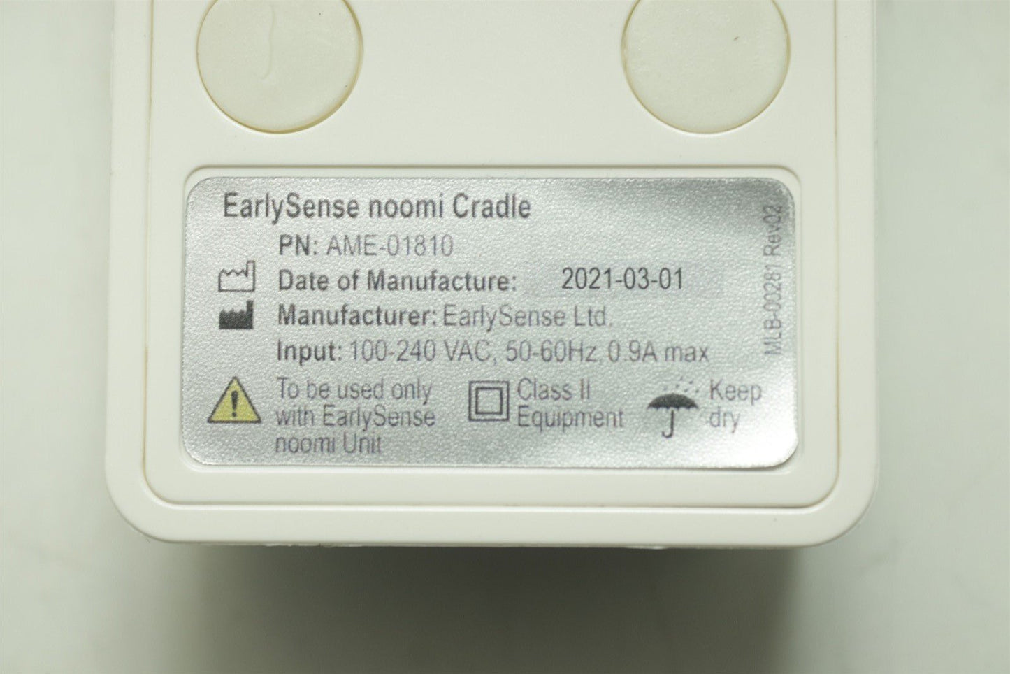 EarlySense Noomi Wellness Solution, Device + Cradle + Sensor