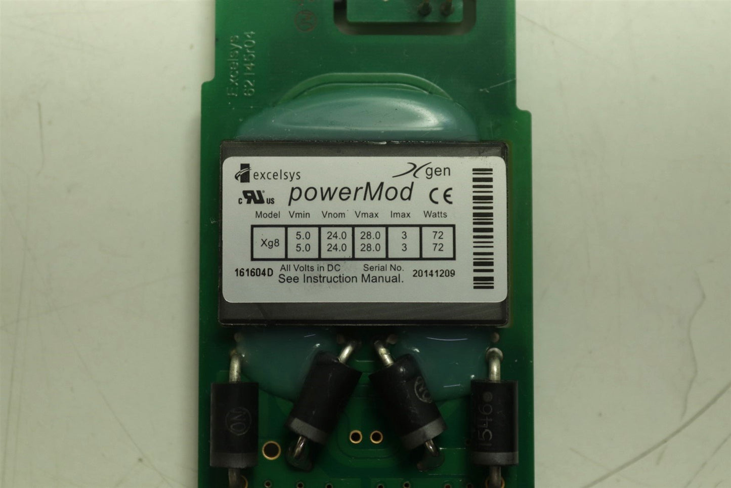 TESTED Excelsys PowerMod Xg8 Modular 24V 72W 5.0V-28.0V 3Amps