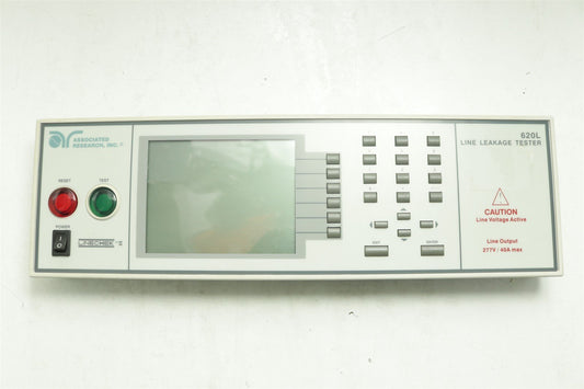 Associated Research 620L line leakage tester Front Panal butten+display boards