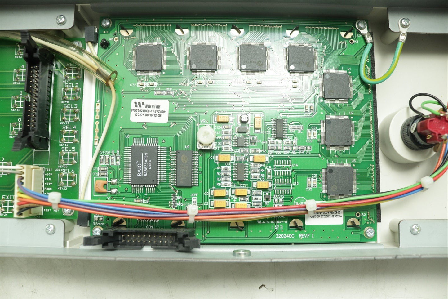 Associated Research 620L line leakage tester Front Panal butten+display boards
