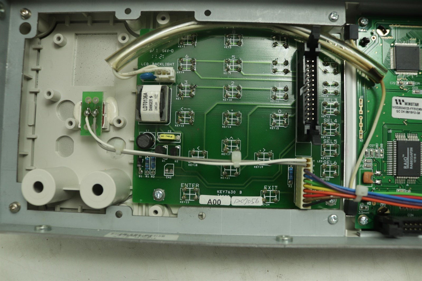 Associated Research 620L line leakage tester Front Panal butten+display boards