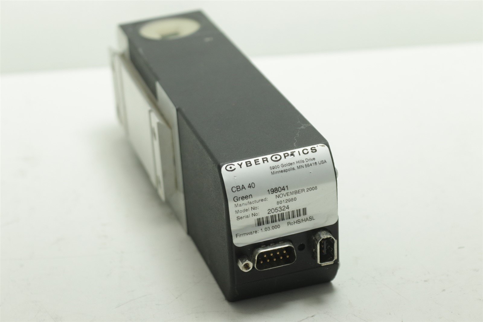 Cyberoptics CBA 40 Green Firewire Camera – part2Go