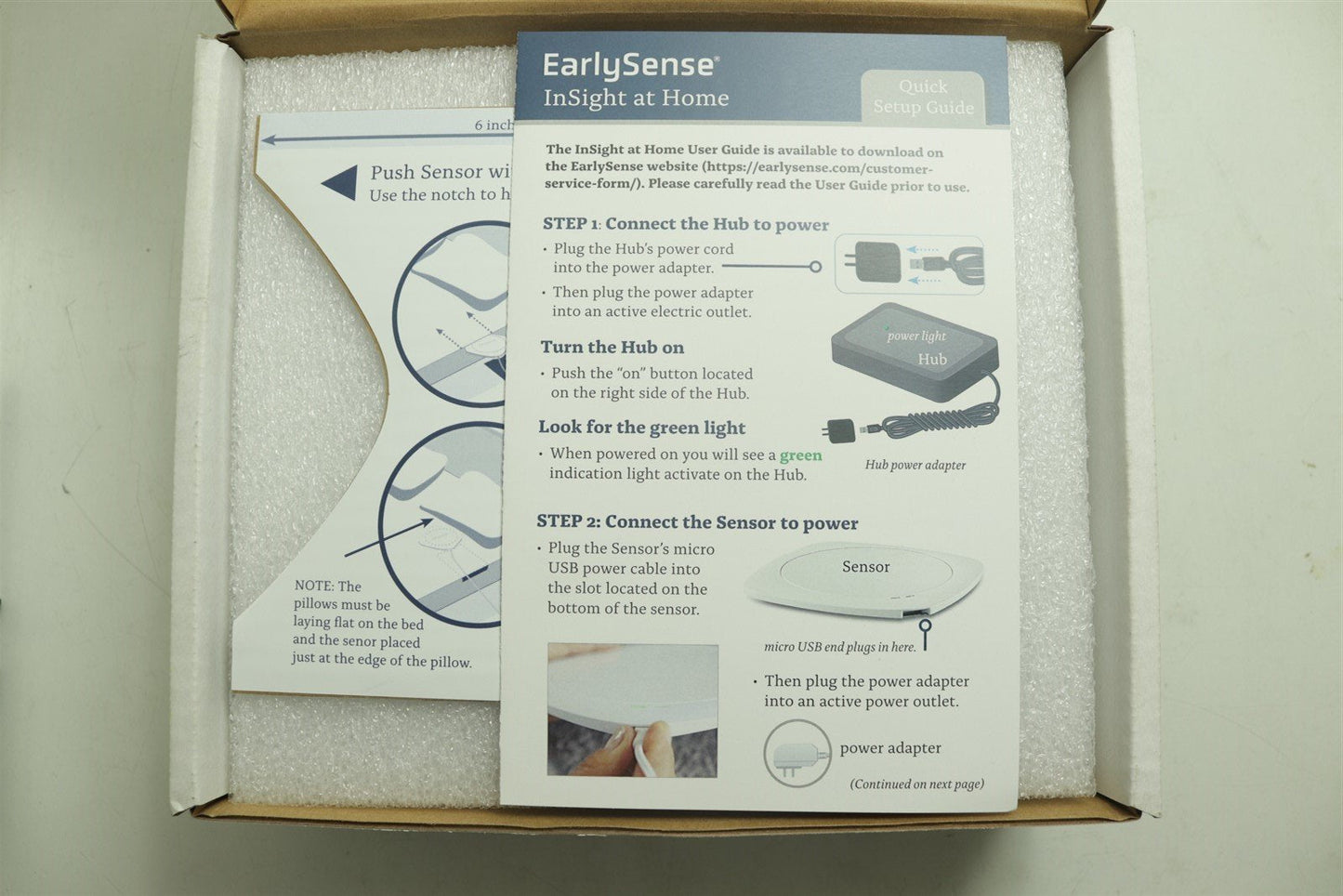 EarlySense InSight at Home AME-02021US