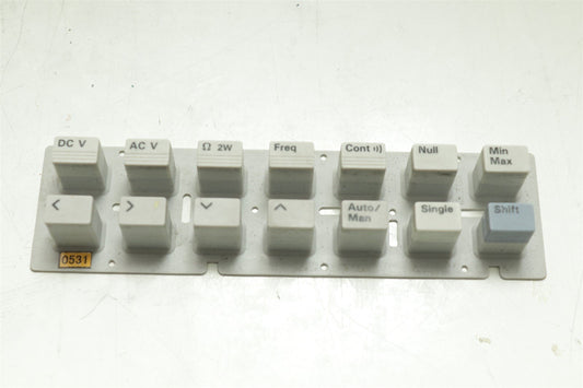 HP Agilent 34401A Digital Multimeter 6½ Digits Front Panel Buttons