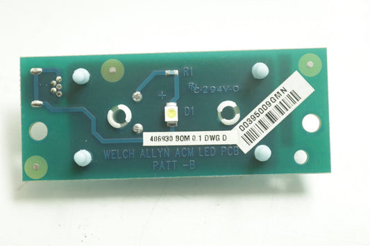 WELCH ALLYN Power Button AMC LED PCB PATT-B 406930