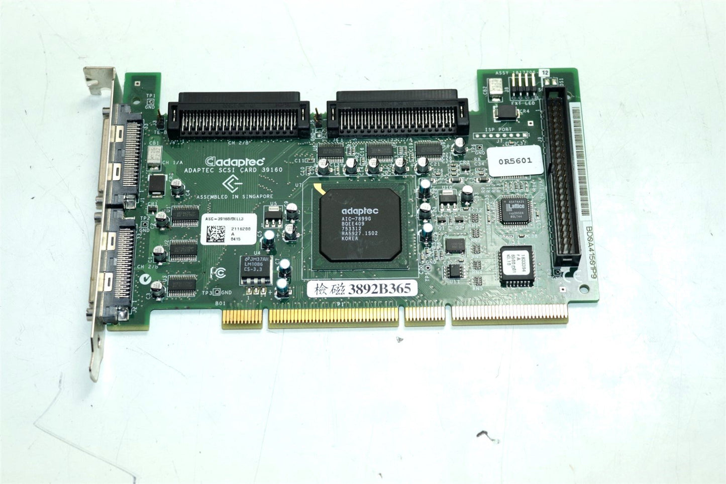 Adaptec SCSI Card 39160 FAB 1817207-00 REV.A BD0A41501P9 PCB