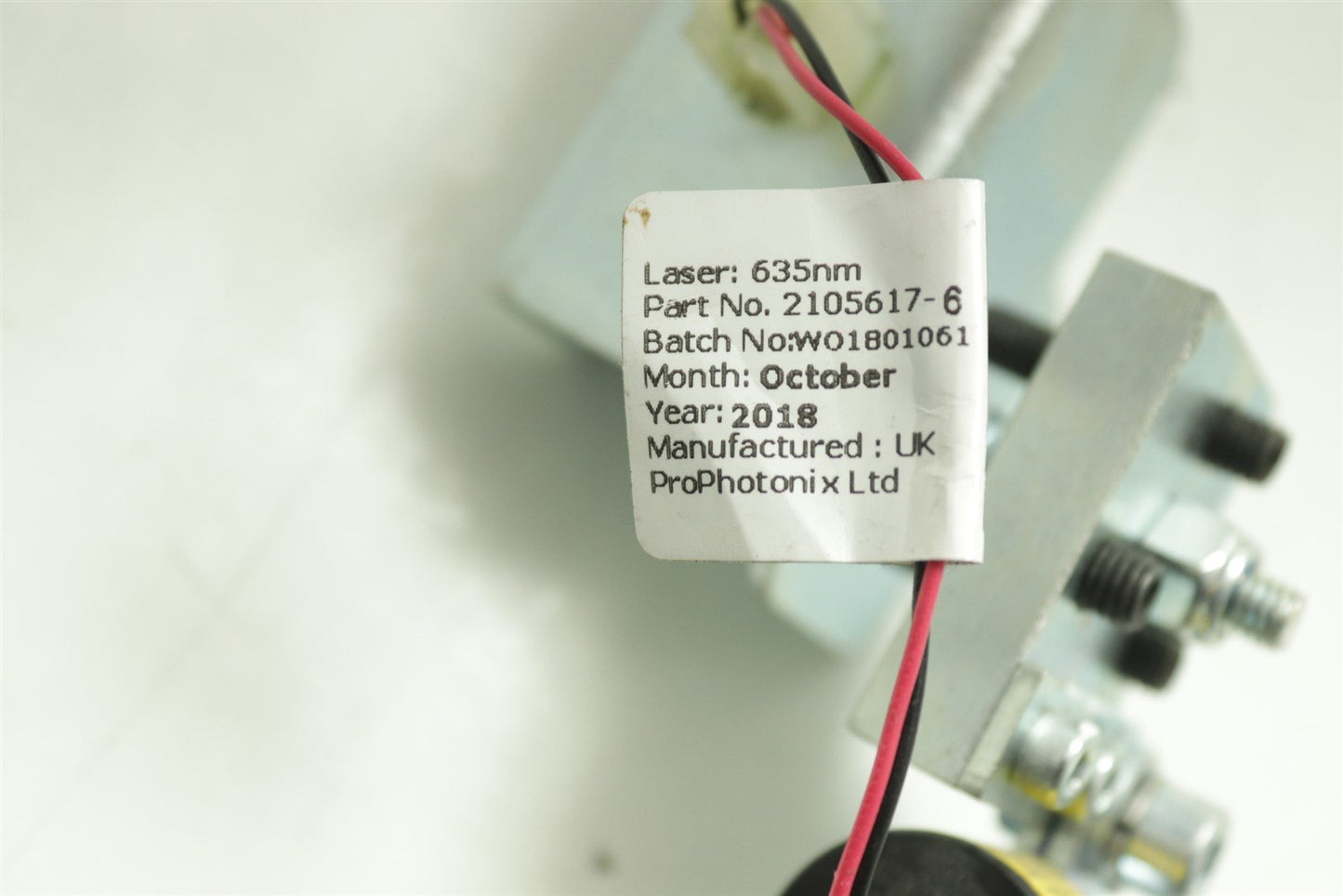 Prophotonix 635nm 3mW Shaping Photon Laser Module For GE LightSpeed CT 2105617-6
