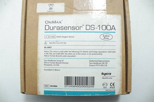 Nellcor Oximax DS-100A Adult Finger Clip SpO2 Sensor 1 Meter OEM